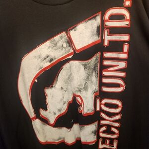 Ecko Unlimited "Mega Rhino" Black and White Logo T-Shirt